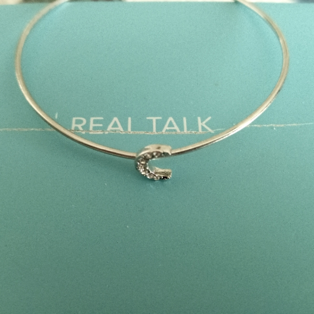 New Nordstrom antique gold half moon bracelet